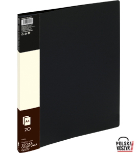 Teczka ofertowa 9002 A 20 koszulek GRAND czarna 120-1208