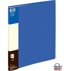 Teczka ofertowa 20 koszulek niebieska 9002 GRAND 120-1194