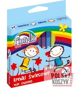 Fiorello Kredki świecowe 24 kolorów  GRAND