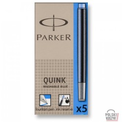 Naboje PARKER j.niebieski (5) zmywalne S0116210