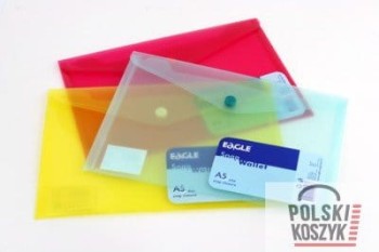 Grand Teczka kopertowa A5 na zatrzask zielona