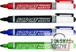 Marker DONG-A permanentny okrągła końcówka czerwony