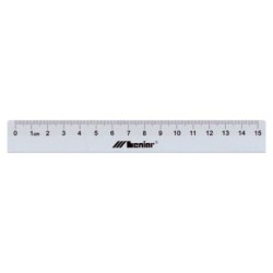 Leniar Linijka metalowa 15 cm