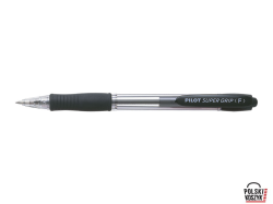 Długopis olejowy PILOT SUPER GRIP czarny PIBPGP-10R-B