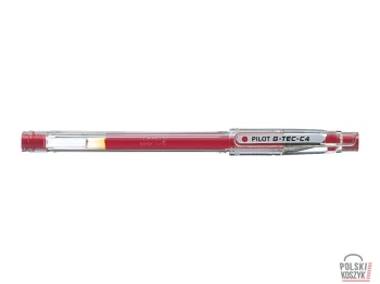 Pióro żelowe PILOT G-TEC czerwony PIBL-GC4R