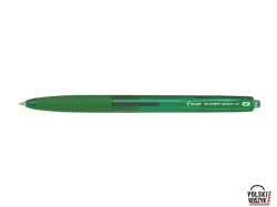 Długopis olejowy automatyczny PILOT SUPER GRIP zielony BPGG-8R-F-GG