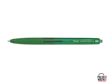Długopis olejowy automatyczny PILOT SUPER GRIP zielony BPGG-8R-F-GG