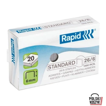 Zszywki RAPID Standard 26/6 1M 24861300