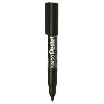 Marker gruby wodoodporny PENTEL okrągła końcówka Czarny