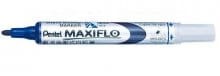 Marker suchościeralny PENTEL MAXIFLO(z tłoczkiem), średnia okr. końcówka Niebieski