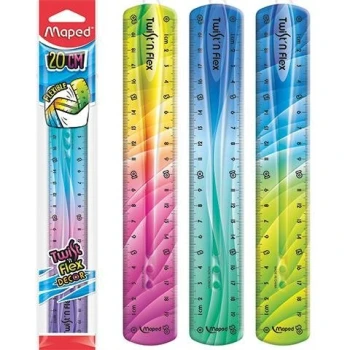 Maped Linijka niełamliwa Twist'n Flex Decor 20 cm