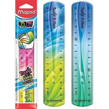 Maped Linijka niełamliwa Twis'n Flex Decor 15 cm