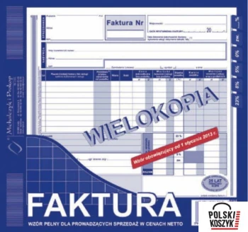Michalczyk i Prokop 100-2E Faktura VAT A4 80 kartek