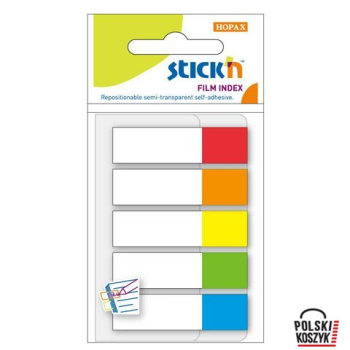 Stick'n Zakładki indeksujące 45 x 12 mm mix 5 kolorów neon