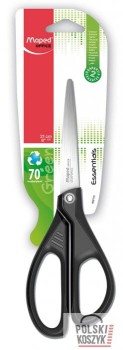 Maped Nożyczki Greenlogic 21 cm, Asymetryczne, Blister (w pudełku)
