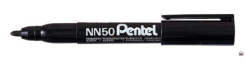 Marker permanentny NN50 czarny okrągła końcówka PENTEL