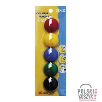 Argo Magnesy kolorowe WF-30 5 szt.