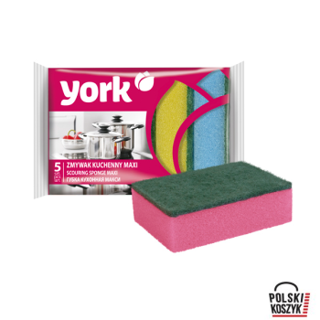 York Zmywaki gąbka do zmywania Maxi 5 sztuk