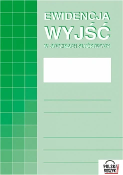 574-1 EWIDENCJA WYJŚĆ W GODZINACH SŁUŻBOWYCH MICHALCZYK I PROKOP A4 32str.