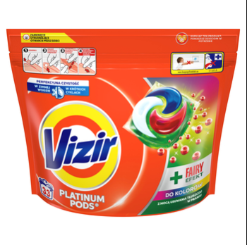 Vizir Platinum Pods kapsułki do prania Fairy Effect 33 szt.