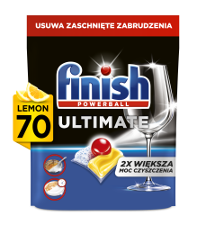 Finish Ultimate kapsułki do zmywarki ALL IN 1 Lemon 70 szt.