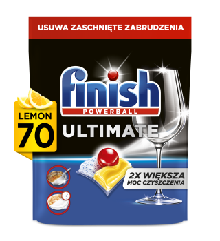 Finish Ultimate kapsułki do zmywarki ALL IN 1 Lemon 70 szt.