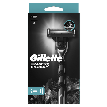 Gillette Mach3 Charcoal maszynka do golenia + 2 ostrza