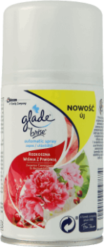 Brise Glade zapas do automatycznego odświeżacza powietrza 269ml - Wiśnia Piwonia