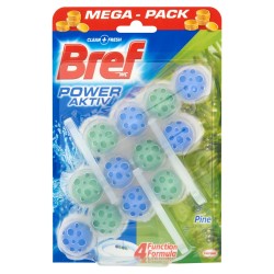 Bref WC Power Aktiv Morska bryza Zawieszka do muszli WC 3 x 50 g
