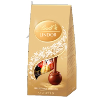 Lindt Lindor Assorted Bag Pralinki z czekolady z nadzieniem 100 g