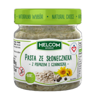 Helcom Pasta ze słonecznika z pieprzem i czarnuszką 180 g