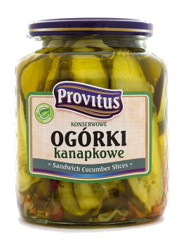 Provitus Ogórki Kanapkowe 680 g