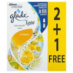 Glade by Brise One Touch Mini Spray Cytrus Zapas do odświeżacza powietrza 3 x 10 ml