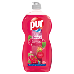 Pur Sekrety Świata Raspberry &amp; Red Currant Płyn do mycia naczyń 1,2 l