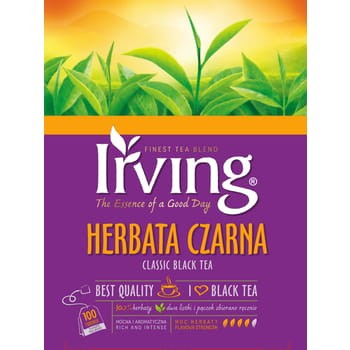 Herbata Czarna 100 Sasz. Irving ( 2 G X 100 Torebek) 200G