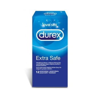 Durex Extra Safe Prezerwatywy 12 sztuk