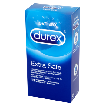 Durex Extra Safe Prezerwatywy 12 sztuk