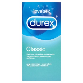 Durex Classic Prezerwatywy 12 sztuk