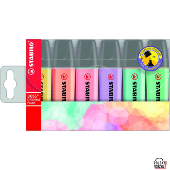 Stabilo Boss Zakreślacz 6 sztuk w etui 70/6
