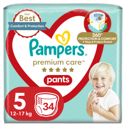 Pampers Premium Care Pants, R5, 34 pieluchomajtek