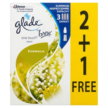Glade by Brise One Touch Mini Spray Konwalia Zapas do odświeżacza powietrza 3 x 10 ml