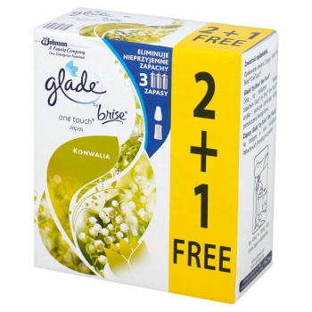 Glade by Brise One Touch Mini Spray Konwalia Zapas do odświeżacza powietrza 3 x 10 ml