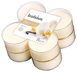 Bolsius True Scents Wanilia Podgrzewacze zapachowe maxi 8 sztuk