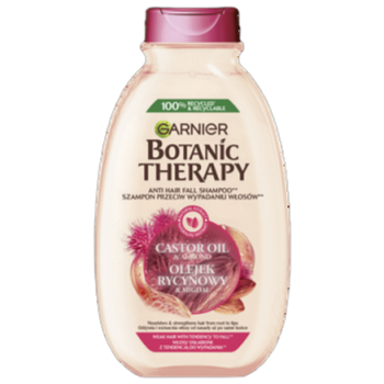 Garnier Botanic Therapy Szampon do włosów osłabionych i łamliwych Olejek rycynowy i migdał 400 ml