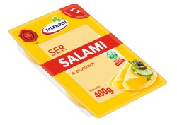Mlekpol Ser Salami plastry 400 g