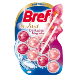 Bref WC DeLuxe Zawieszka toaletowa delikatna magnolia 2 x 50 g