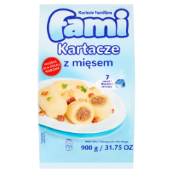 Mrożonka Fami Kuchnia Familijna Kartacze z mięsem 900 g