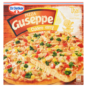 Mrożonka Dr. Oetker Guseppe Smaki Świata Pizza Chicken curry 375 g