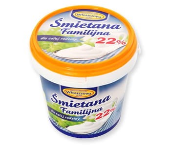 Włoszczowa Śmietana 22% 1 kg