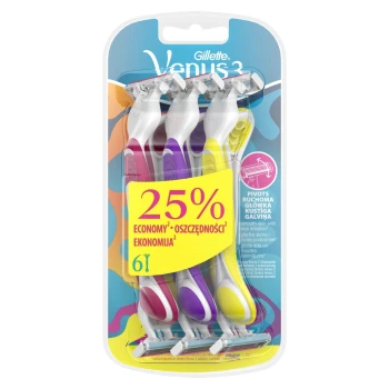 Gillette Venus Gillette Simply Venus 3 Plus Maszynki do golenia 6 sztuk